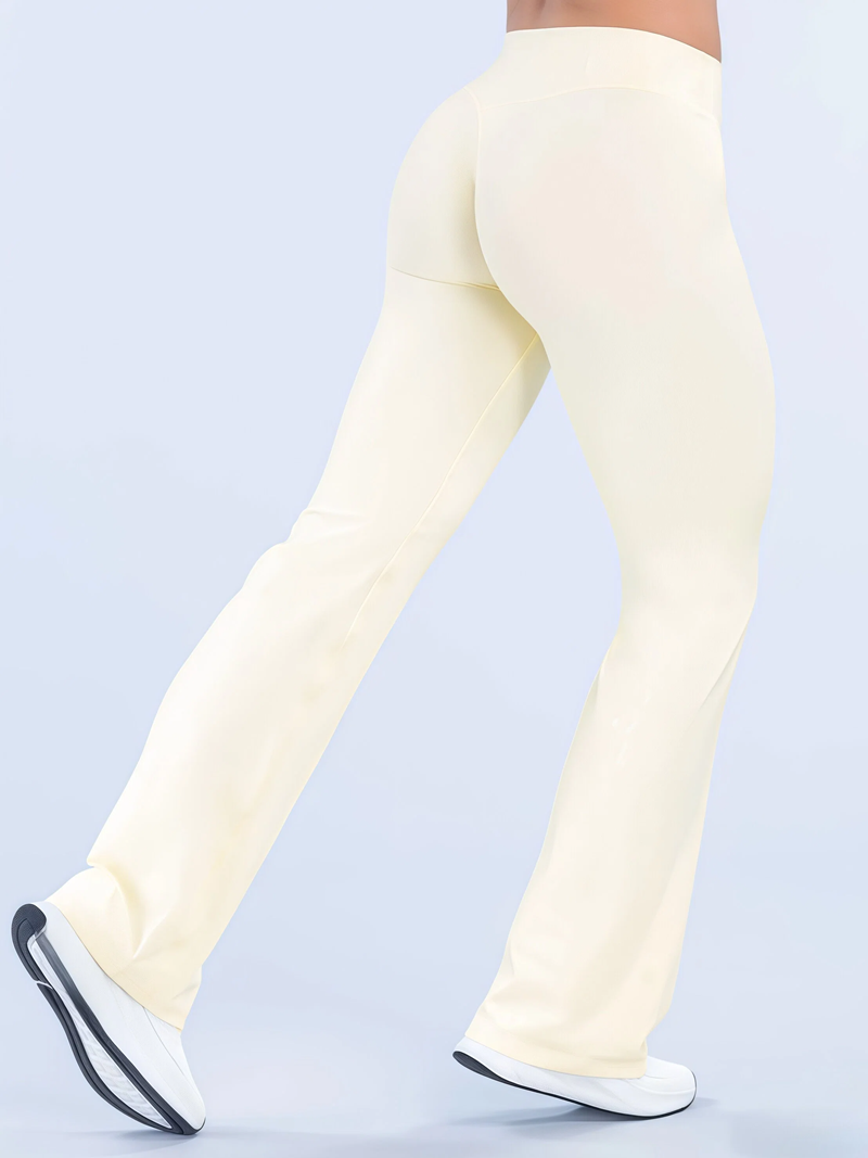 Yoga Fitness Workout - HISTELLO Origin Flares Sport-Fitness-Schlaghosen für Damen,