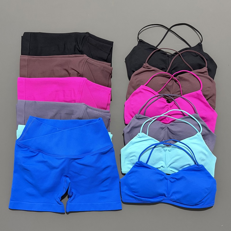Yoga Fitness Outfit - 2-teiliges Vision Gym Set Damen Yoga