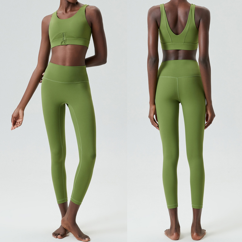 Zwei Stücke Set Zipper Yoga Sp – Yoga Fitness Outfit Bewertung und Preis