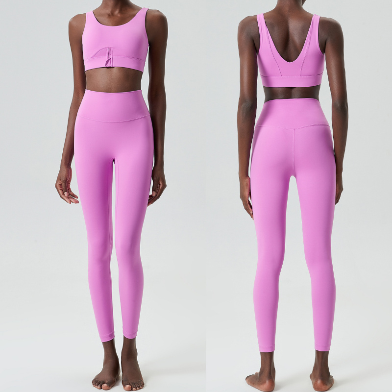 Zwei Stücke Set Zipper Yoga Sp – Yoga Fitness Outfit Bewertung und Preis