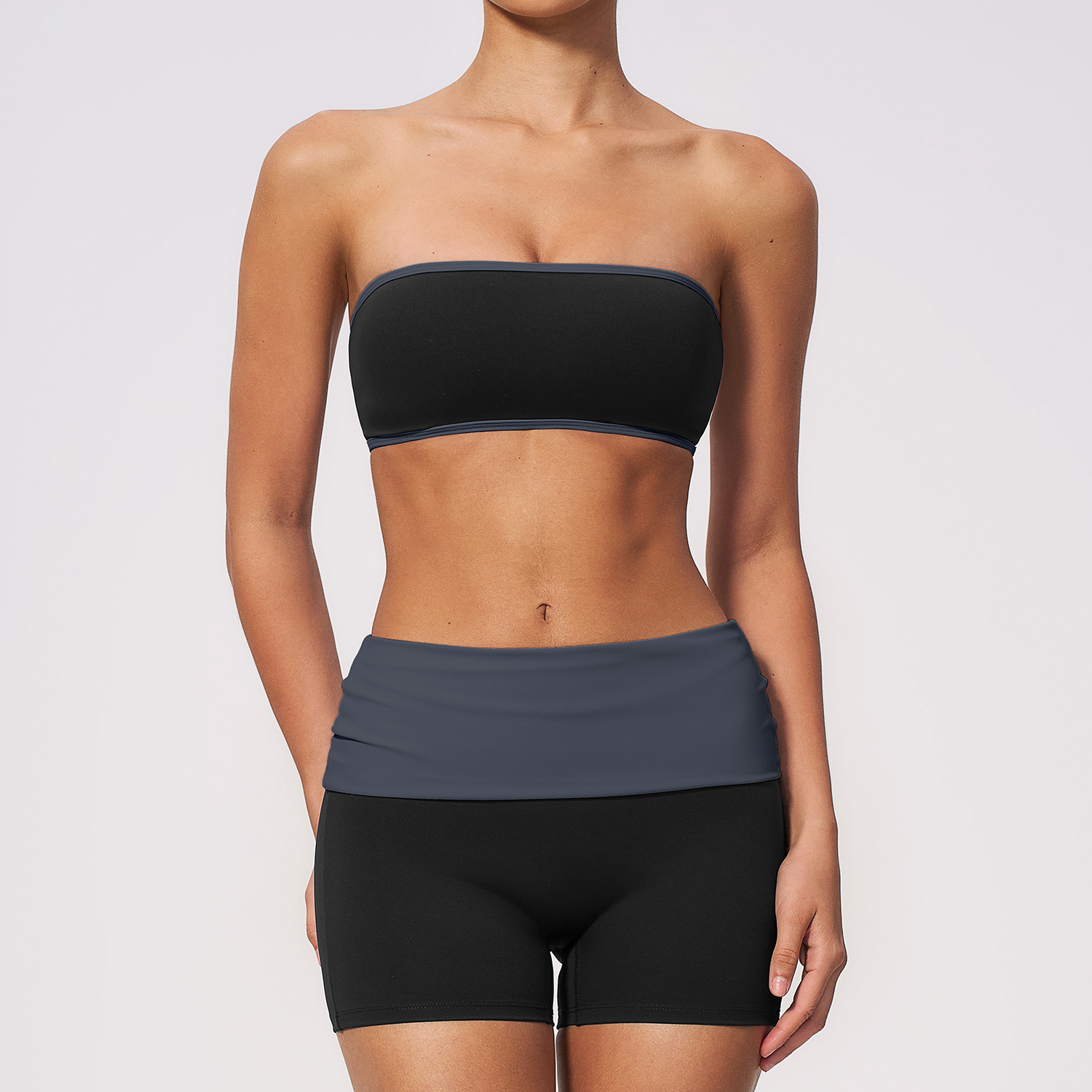 Damen Nylon Zweiteiliges Fitne – Yoga Fitness Outfit Bewertung und Preis